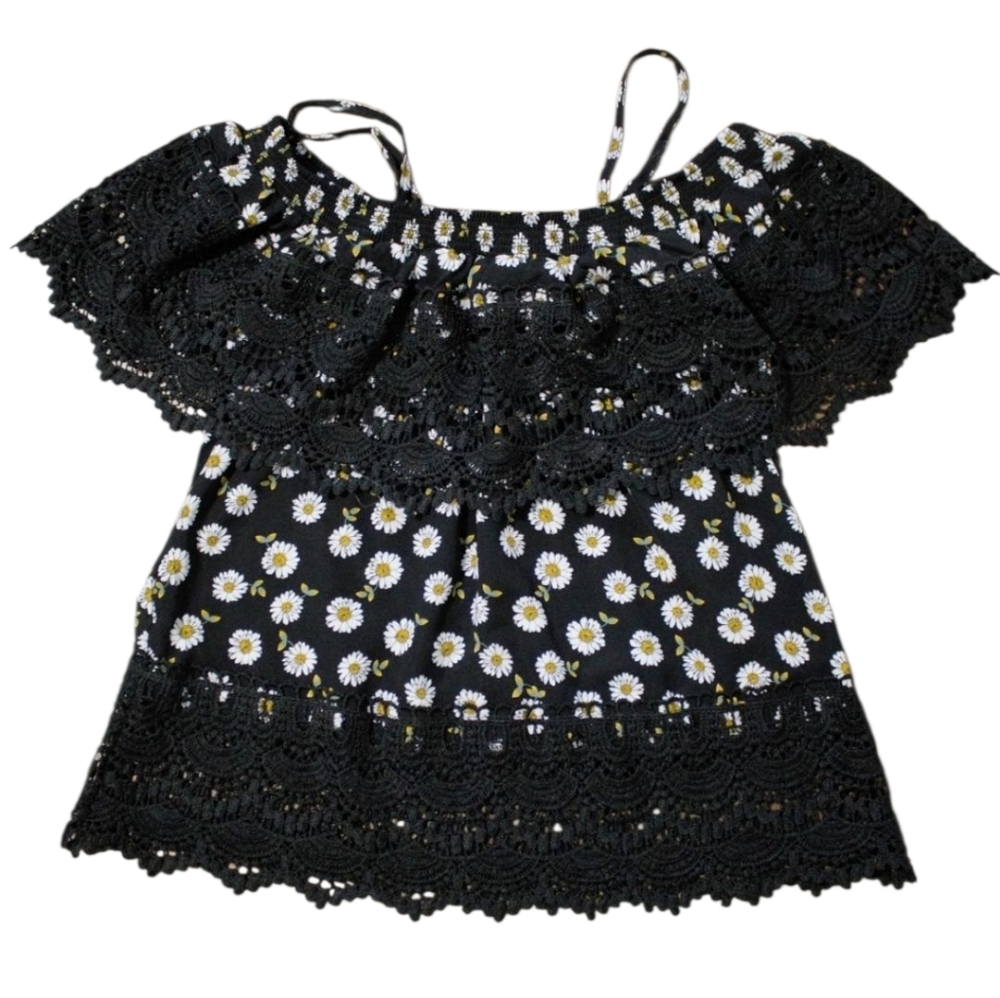No Boundaries Juniors' Off-The-Shoulder Blouse